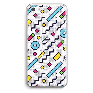 CaseCompany 8-bit N°8: iPhone 5 / 5S / SE Transparant Hoesje