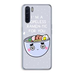 CaseCompany I'm A Hopeless Ramen-Tic For You: Oppo A91 Transparant Hoesje