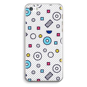 CaseCompany 8-bit N°9: iPhone 5 / 5S / SE Transparant Hoesje