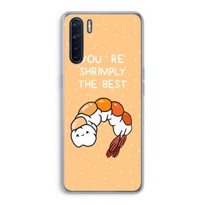CaseCompany You're Shrimply The Best: Oppo A91 Transparant Hoesje