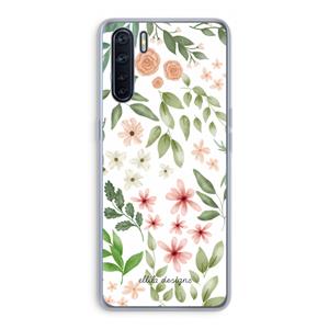 CaseCompany Botanical sweet flower heaven: Oppo A91 Transparant Hoesje
