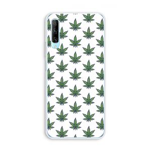 CaseCompany Weed: Huawei P Smart Pro Transparant Hoesje