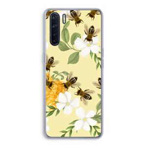 CaseCompany No flowers without bees: Oppo A91 Transparant Hoesje
