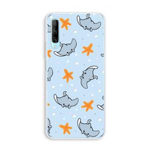 CaseCompany Manta: Huawei P Smart Pro Transparant Hoesje