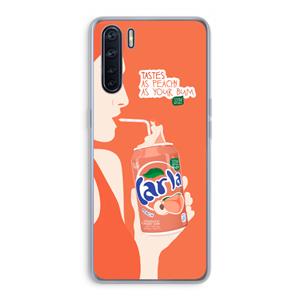 CaseCompany Peach please!: Oppo A91 Transparant Hoesje