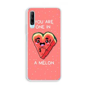 CaseCompany One In A Melon: Huawei P Smart Pro Transparant Hoesje