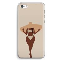 CaseCompany Let's get salty: iPhone 5 / 5S / SE Transparant Hoesje