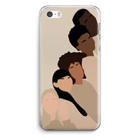 CaseCompany Sweet creatures: iPhone 5 / 5S / SE Transparant Hoesje