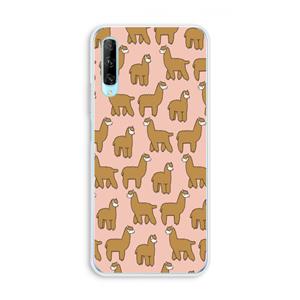 CaseCompany Alpacas: Huawei P Smart Pro Transparant Hoesje