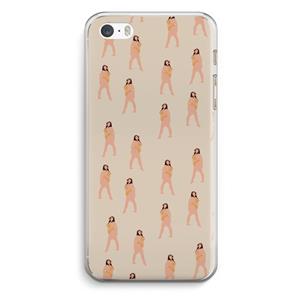 CaseCompany You're so golden: iPhone 5 / 5S / SE Transparant Hoesje