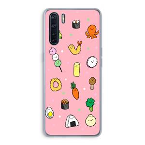 CaseCompany Happy bento friends: Oppo A91 Transparant Hoesje