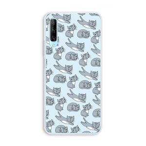 CaseCompany Poezen: Huawei P Smart Pro Transparant Hoesje