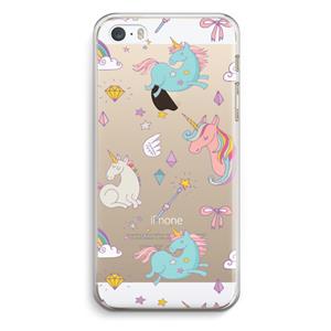 CaseCompany Fantasiewereld: iPhone 5 / 5S / SE Transparant Hoesje