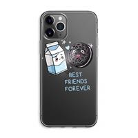 CaseCompany Best Friend Forever: iPhone 11 Pro Max Transparant Hoesje