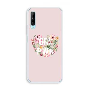 CaseCompany GRL PWR Flower: Huawei P Smart Pro Transparant Hoesje