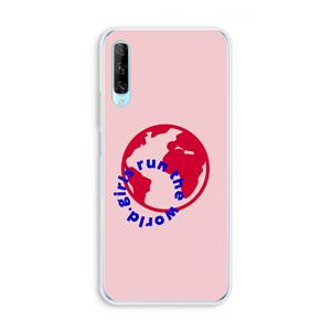 CaseCompany Run The World: Huawei P Smart Pro Transparant Hoesje