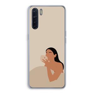 CaseCompany Fresh coffee: Oppo A91 Transparant Hoesje