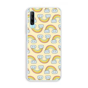 CaseCompany Regenboog: Huawei P Smart Pro Transparant Hoesje