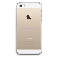 CaseCompany kwetsbaar: iPhone 5 / 5S / SE Transparant Hoesje