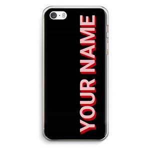 CaseCompany Namecase: iPhone 5 / 5S / SE Transparant Hoesje