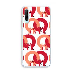 CaseCompany Dogs: Huawei P Smart Pro Transparant Hoesje
