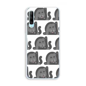 CaseCompany Cats: Huawei P Smart Pro Transparant Hoesje