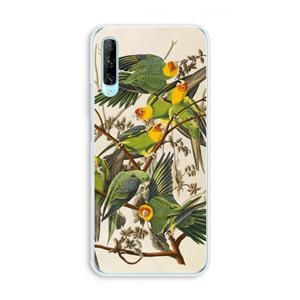 CaseCompany Carolinaparkiet: Huawei P Smart Pro Transparant Hoesje