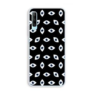 CaseCompany Eyes pattern: Huawei P Smart Pro Transparant Hoesje