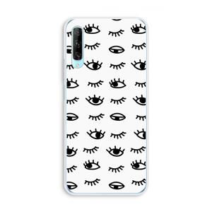 CaseCompany Eye pattern #2: Huawei P Smart Pro Transparant Hoesje