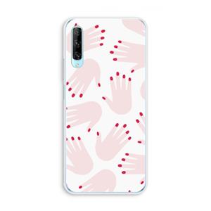 CaseCompany Hands pink: Huawei P Smart Pro Transparant Hoesje