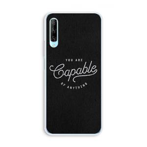 CaseCompany Capable: Huawei P Smart Pro Transparant Hoesje