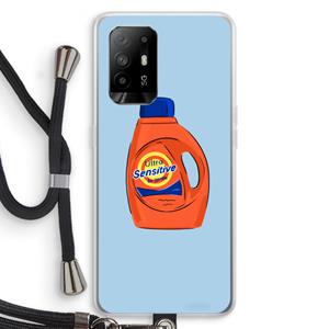CaseCompany Ultra Sensitive: Oppo A94 5G Transparant Hoesje met koord
