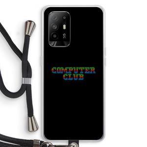 CaseCompany Retro: Oppo A94 5G Transparant Hoesje met koord