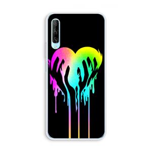 CaseCompany Hold My Heart: Huawei P Smart Pro Transparant Hoesje