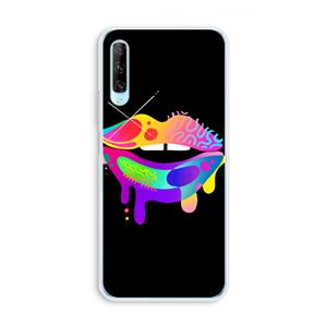 CaseCompany Lip Palette: Huawei P Smart Pro Transparant Hoesje