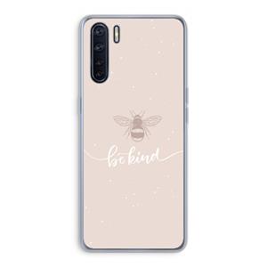 CaseCompany Be(e) kind: Oppo A91 Transparant Hoesje