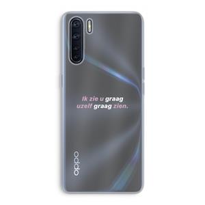 CaseCompany uzelf graag zien: Oppo A91 Transparant Hoesje
