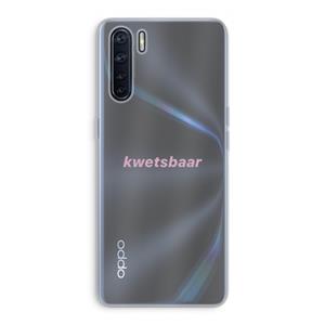 CaseCompany kwetsbaar: Oppo A91 Transparant Hoesje