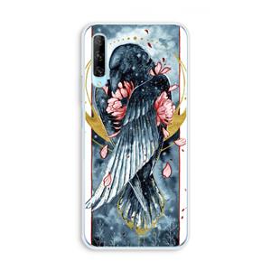 CaseCompany Golden Raven: Huawei P Smart Pro Transparant Hoesje