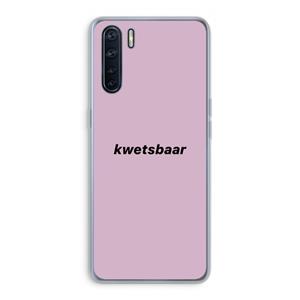 CaseCompany kwetsbaar: Oppo A91 Transparant Hoesje
