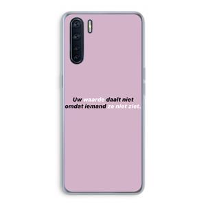 CaseCompany uw waarde daalt niet: Oppo A91 Transparant Hoesje