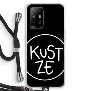 CaseCompany KUST ZE: Oppo A94 5G Transparant Hoesje met koord