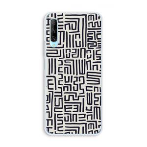 CaseCompany Moroccan Print: Huawei P Smart Pro Transparant Hoesje