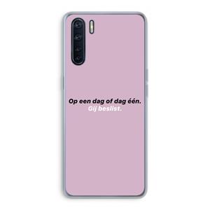 CaseCompany gij beslist: Oppo A91 Transparant Hoesje