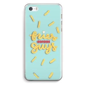 CaseCompany Always fries: iPhone 5 / 5S / SE Transparant Hoesje