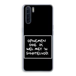 CaseCompany Schotelvod: Oppo A91 Transparant Hoesje