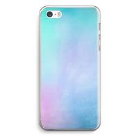 CaseCompany mist pastel: iPhone 5 / 5S / SE Transparant Hoesje