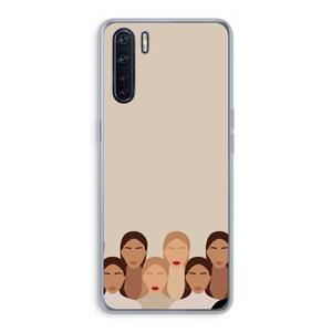 CaseCompany Girls girls girls: Oppo A91 Transparant Hoesje