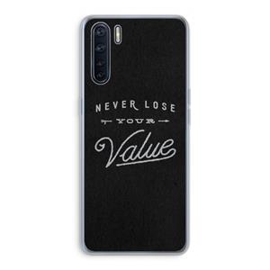 CaseCompany Never lose your value: Oppo A91 Transparant Hoesje