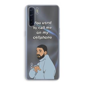 CaseCompany Hotline bling: Oppo A91 Transparant Hoesje